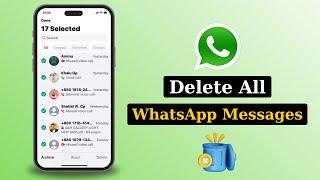 How To Delete All WhatsApp Messages on iPhone At Once