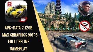 ASPHALT 8: v5.4.0o (Max Ghraphics 90FPS) Full Offline GAMEPLAY