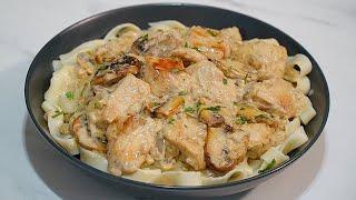 Creamy Chicken Mushroom Stroganoff Recipe - A Comfort Food Classic