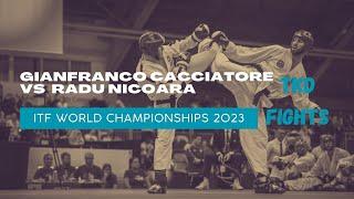 Gianfranco Cacciatore (ARG) vs Radu Nicoara (ROU) Quarterfinals -81 kg ITF World Championships 2023