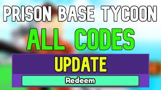 New Prison Base Tycoon Codes | Roblox Prison Base Tycoon Codes (April 2024)