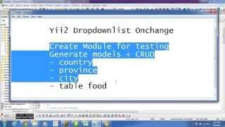 Yii2 Dropdownlist Onchange with No Extension