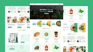 Responsive Grocery Store Website Design Using HTML - CSS - JAVASCRIPT