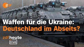 Diskussion um Waffenlieferungen: Tut Deutschland genug für die Ukraine? | ZDFheute live