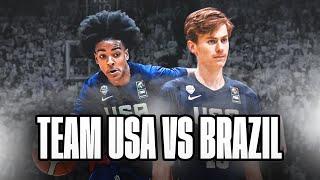 Team USA vs Brazil LIVE! - FIBA U18 Americup