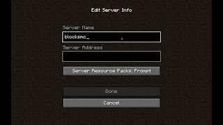 server IP for  blocksmc