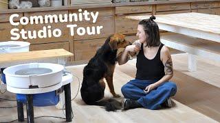 Pottery Studio Tour // How I set up my Community Ceramics Studio