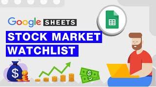 Build A Fully Functioning STOCK WATCHLIST With Live Data In Google Sheets in Tamil