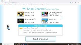 I Remade the Wii Shop Channel as a Website