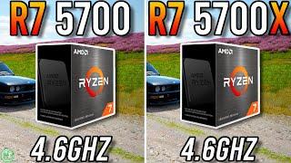 Ryzen 7 5700 vs Ryzen 7 5700X - Big Difference?