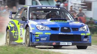 Subaru Impreza S12 WRC - Launch Control, Anti-Lag Sound & Action at Rally Legend!