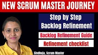 product backlog refinement  I step by step backlog refinement I backlog refinement facilitation
