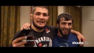 Khabib, Islam and team at UFC St. Petersburg!