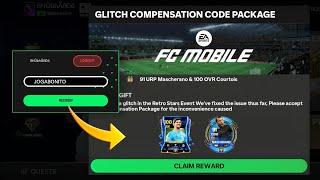 NEW GLITCH COMPENSATION GIFT PACKAGE IS HERE  REDEEM THIS CODE ASAP TO GET FREE 100 OVR COURTOIS 