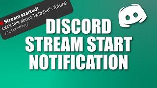 Send live alert notification on Discord