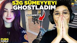 SÜMEYYEYİ GHOSTLADIM!! ÇILDIRDI! - PUBG MOBİLE