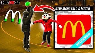 I used the McDonald’s Jumpshot Meter on NBA 2K23!