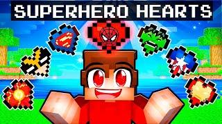 Techy has SUPERHERO Hearts in Minecraft!