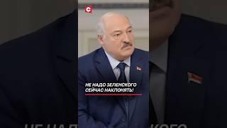 Лукашенко: не надо Зеленского сейчас наклонять! #лукашенко #интервью #сша #трамп #россия #зеленский