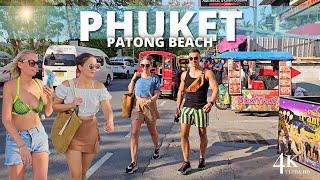 【4K】Phuket 2023 October Patong Beach walking tour