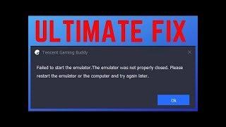 [FIXED] Failed to Start Emulator in Tencent Gaming Buddy | PUBG Mobile | PUBG Emulator