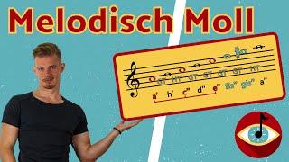 Melodisch Moll - eine Variante der Moll-Tonleiter - einfach und verständlich erklärt!