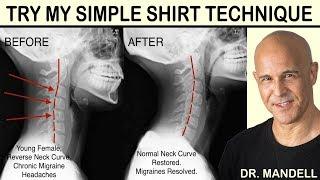 RESTORE YOUR BAD NECK CURVE WHILE LAYING IN BED - Dr Alan Mandell, DC