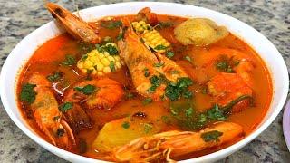 Estas ENFERMO ? Tomate este caldo de camarones lo mas pronto posible!