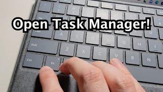 How to Open Task Manager on Windows 11 or 10 PC