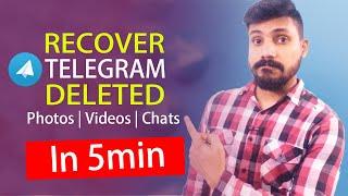 How to Recover Telegram Deleted Messages | Restore Chat History Without Backup Hindi Urdu 2021