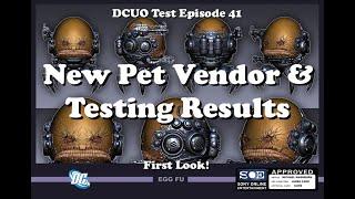 DCUO Test: New Pet Vendor