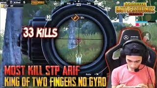 33 Kills | Most Kill Arifbakhtiar King of 2 Jari No Gyro | Sanhok | PUBG Mobile