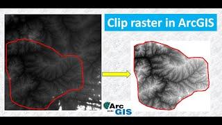 How to clip raster in ArcGIS