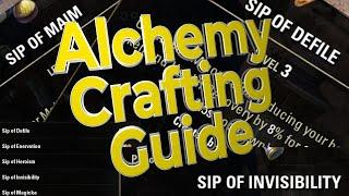 ESO Crafting Basics - Alchemy-How to Craft Potions and Poisons in ESO - crafting guide/alchemy guide