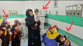 Ashraf Takes Grandmother to the Hospital | Caring for the Twin Girls