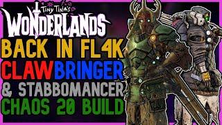 *BEST* Fl4k Build for Wonderlands! | Chaos 20 Clawbringer + Stabbomancer Build Guide + Save File