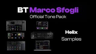 BT Marco Sfogli | Helix Floor, LT, Stomp, Stomp XL, Rack, Native Samples