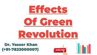 Effects Of Green Revolution