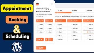 Appointment Booking and Scheduling Plugin for WordPress - EvaluTech