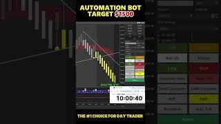 Automation Trading Bot Makes $1500 in NQ Market || Slingshot Bot #ninjatrader8