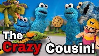 Baby Cookie Monster Adventures: The Crazy Cousin!