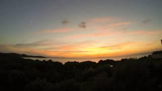 Timelapse sunset Punta Ala, Tuscany