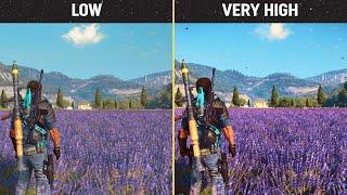 Just Cause 3 | Low vs Very High | PC Graphic Settings Comparison