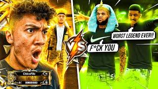 One Legend VS Team of Trash Talkers (NBA 2K21 WAGER)