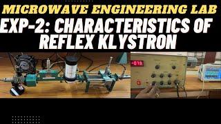 Microwave Lab | Reflex Klystron Characteristics | Dr Praveen Naidu Vummadisetty | Engineering