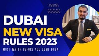 NEW UAE VISA RULES 2023 #dubai