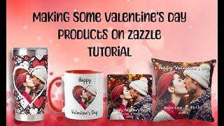 Making Valentine's Day Products on Zazzle Tutorial & Cover Photos on Kittl