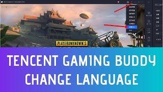Tencent Gaming Buddy - How To Change Language In PUBG Mobile Official Emulator 2019