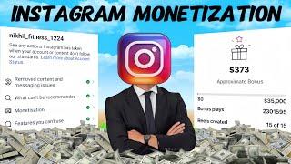 INSTAGRAM MONETIZATION 2025 | How to Enable instagram bonus option