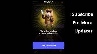 6th July Hamster Kombat Daily Cipher Morse code today CLAIM 1 MILLION COINS